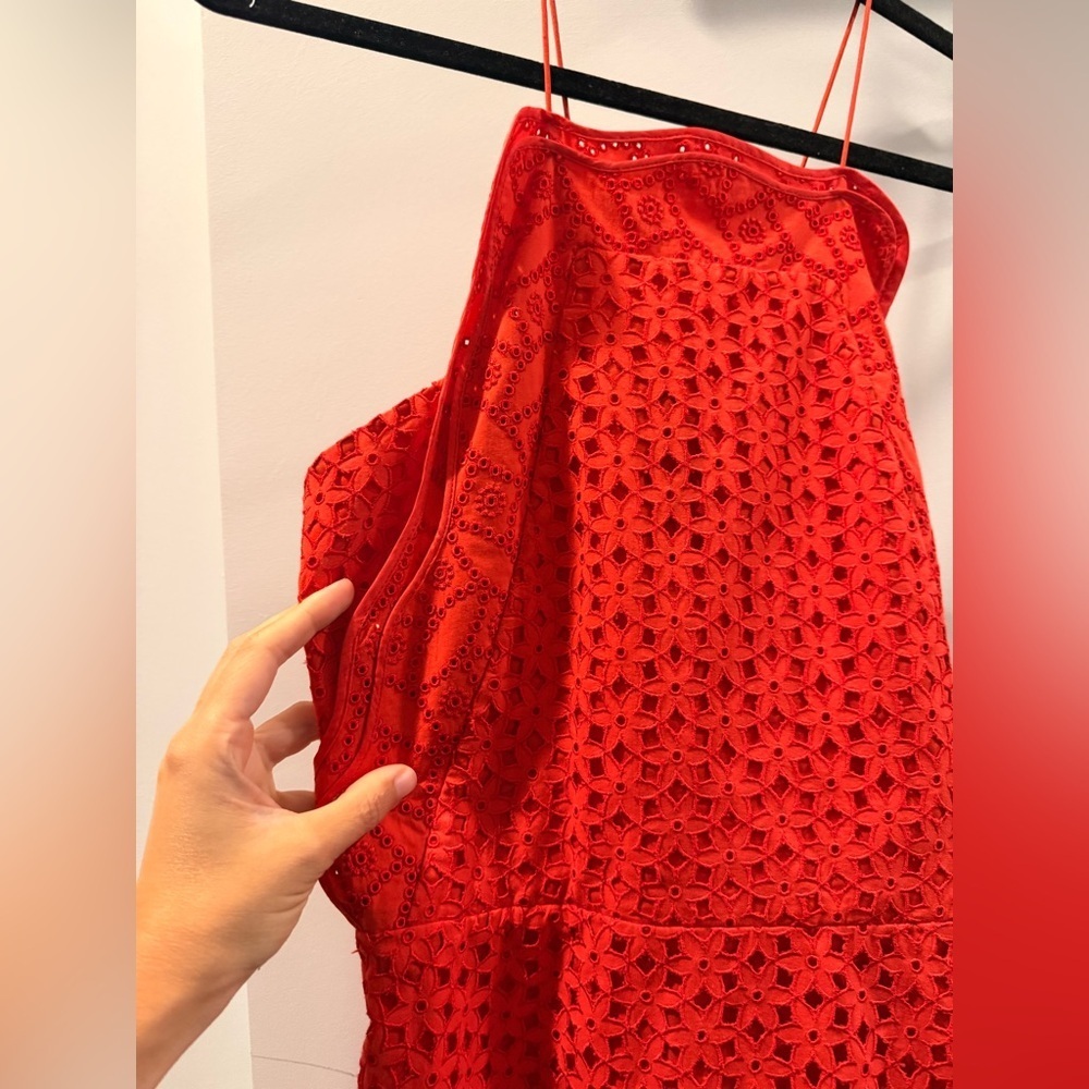 Sachin & Babi Red Waltz Floral Dress - Picture 5 of 8